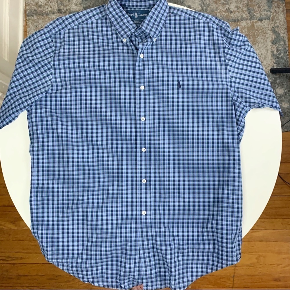 Ralph Lauren Blake Cotton Button Down Shirt Men’s Size Medium Relaxed Fit
